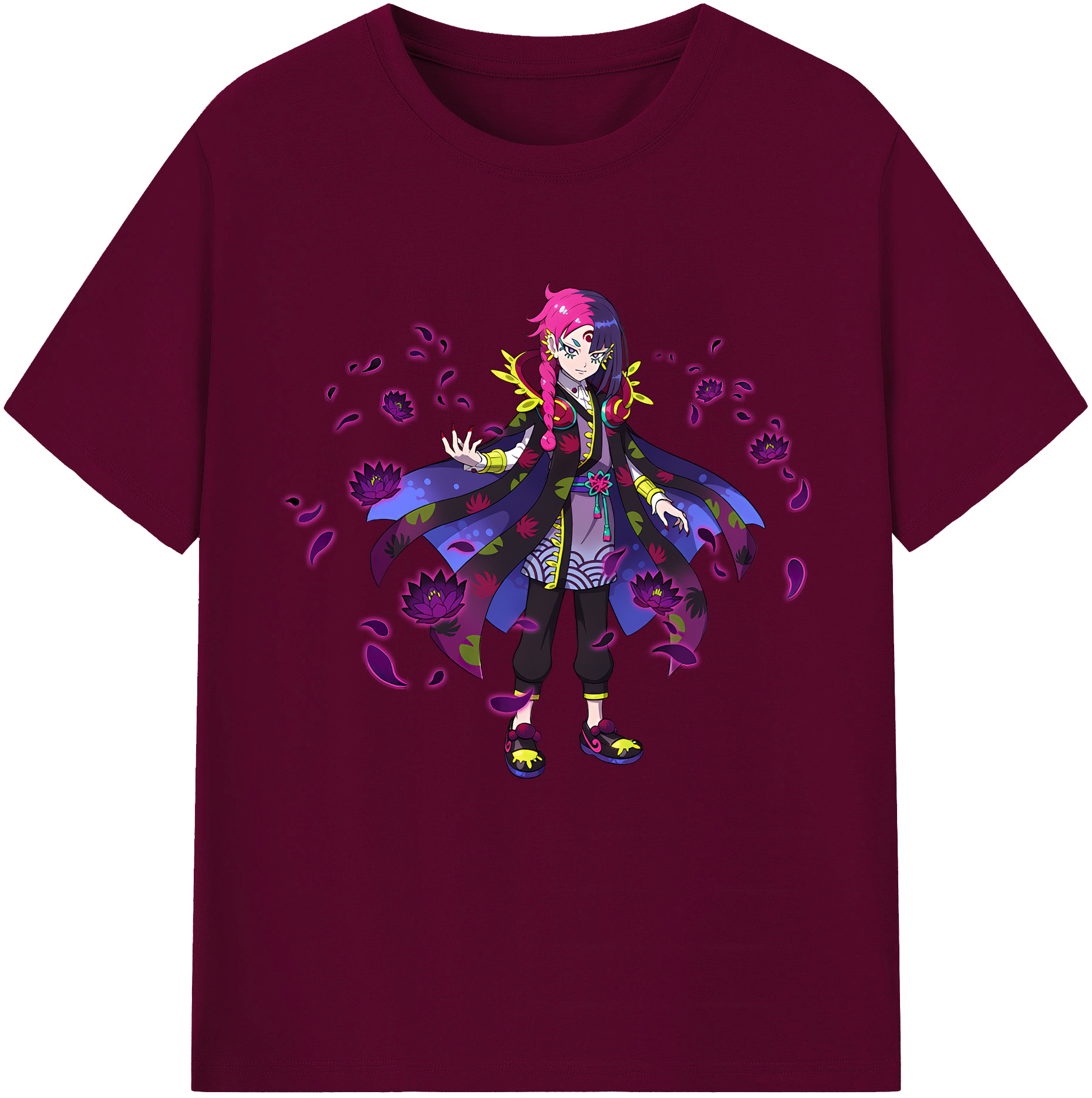 （画像用） 妖怪ウォッチ Yo-kai Watch レディースカジュアルプリントTシャツ（綿100％）